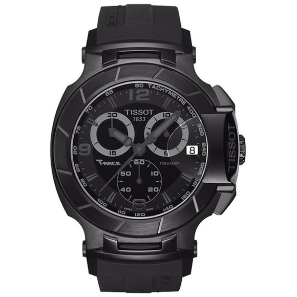 Tissot Mens Black T-Race Watch T048.417.37.057.00